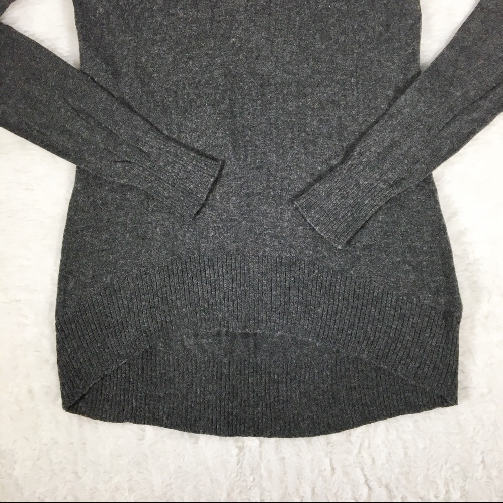 Athleta Ashland Charcoal Heather Cowl Neck Sweater - Picture 5 of 6